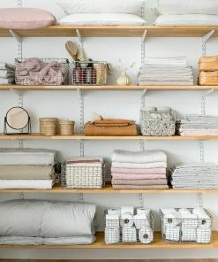 Buy ✔️ Korbo Rectangular 19 Wire Basket, Galvanized ✔️ -Muuto Shop Linen closet 2