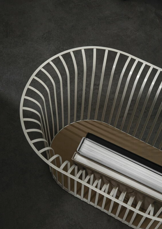 Ribbon basket, white Budget ???? MENU Ribbon Basket, White ⌛ -Muuto Shop MENU Ribbon Basket 2