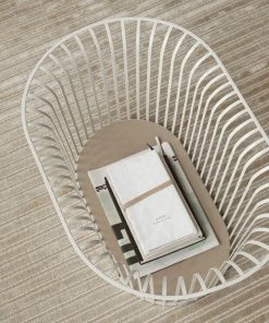 Budget ???? MENU Ribbon Basket, White ⌛ 5 Budget ???? MENU Ribbon Basket, White ⌛ -Muuto Shop MENU Ribbon Basket Houkime Rug 4