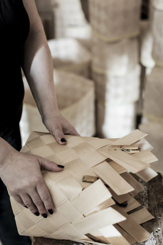 Lastu birch basket with lid, S Buy ???? Verso Design Lastu Birch Basket With Lid, S ???? -Muuto Shop Making 1