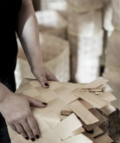 Best Sale ???? Verso Design Lastu Birch Basket With Lid, M ???? -Muuto Shop Making