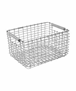 New 🔔 Korbo Rectangular 15 Wire Basket, Galvanized 🥰