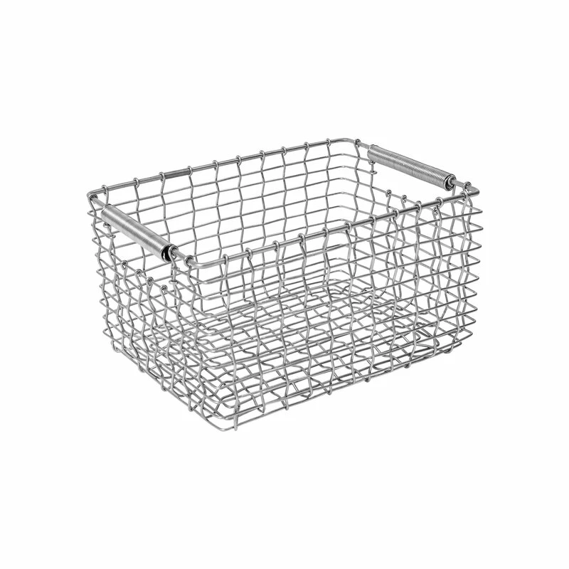 New ๐ Korbo Rectangular 15 Wire Basket, Galvanized ๐ฅฐ