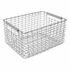 Buy ✔️ Korbo Rectangular 19 Wire Basket, Galvanized ✔️