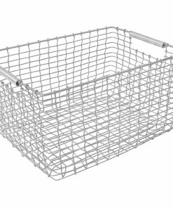 Best Pirce ✔️ Korbo Rectangular 23 Wire Basket, Galvanized 👍