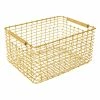 Brand new ???? Korbo Rectangular 19 Wire Basket, Brass ⭐ 1 Brand new ???? Korbo Rectangular 19 Wire Basket, Brass ⭐ -Muuto Shop RB38320 Rectangular 19 Brass EE