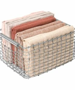 Outlet ⌛ Korbo Rectangular 15 Wire Basket, Acid Proof Steel ❤️ -Muuto Shop Rectangular Pillowcases EE