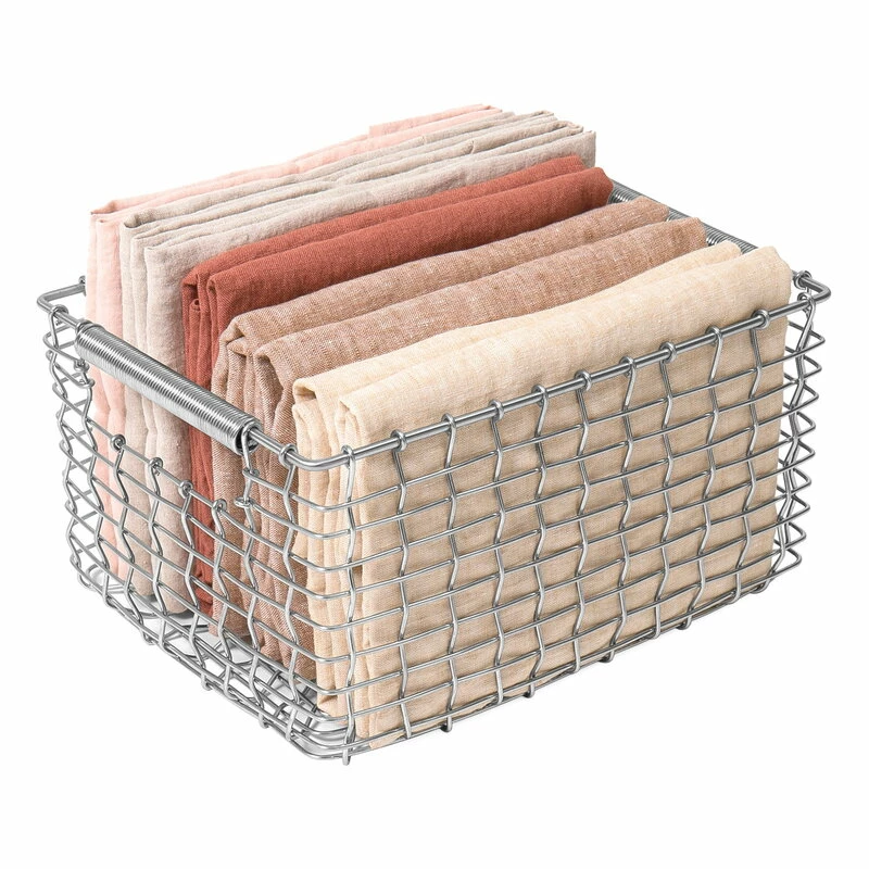 New ๐ Korbo Rectangular 15 Wire Basket, Galvanized ๐ฅฐ - Image 5