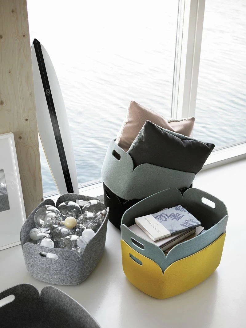 Restore storage basket, black Top 10 ⌛ Muuto Restore Storage Basket, Black ???? -Muuto Shop Restore Mingle 1