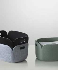 Top 10 ⌛ Muuto Restore Storage Basket, Black ???? 4 Top 10 ⌛ Muuto Restore Storage Basket, Black ???? -Muuto Shop Restore dusty green black grey vs2