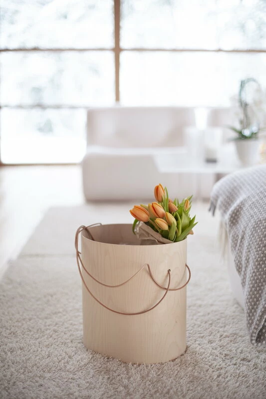 Best deal 🎁 Tuulia Penttilä Round Basket, L, Strap From The Side ⭐ - Image 4