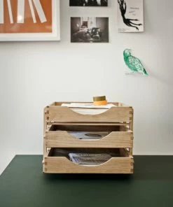 Brand new ⌛ Skagerak Dania Letter Tray, Oak ???? -Muuto Shop S1902007 01 M