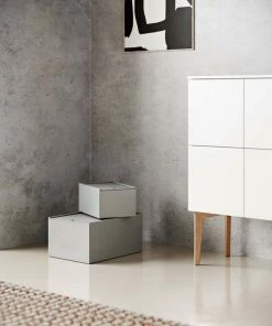 New ???? Lundia System 2 Box, Grey ❤️ -Muuto Shop Scene 02 Lundia System Boxes grey 01