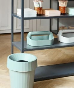 Discount ❤️ HAY Tool Box, Grey ⭐ -Muuto Shop Shade Bin dusty green Tool Box dusty green Container brown New Order shelving charcoal