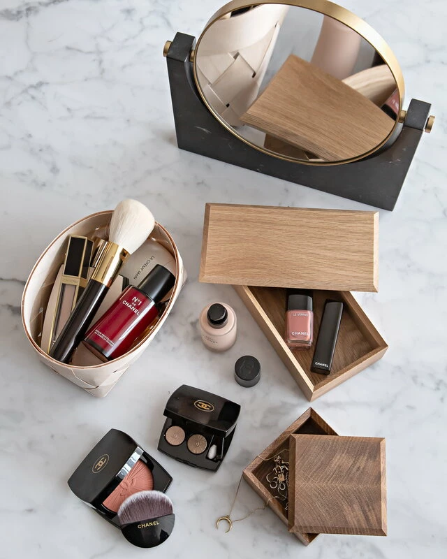 Viilu birch basket, oval, XS Cheap ???? Verso Design Viilu Birch Basket, Oval, XS ⭐ -Muuto Shop Small Storage Design Stories x Kasia Rutkowiak 9