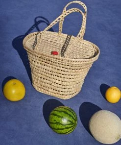 Cheap ???? HAY Sobremesa Market Basket, Natural - Red ???? -Muuto Shop Sobremesa Market Basket