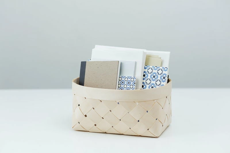 Viilu birch basket, oval, S Deals ???? Verso Design Viilu Birch Basket, Oval, S ???? -Muuto Shop VIILU Oval S 2B papers