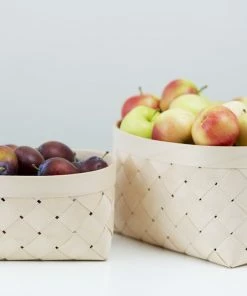 Deals ???? Verso Design Viilu Birch Basket, Oval, S ???? 4 Deals ???? Verso Design Viilu Birch Basket, Oval, S ???? -Muuto Shop VIILU Oval S L 2B fruits