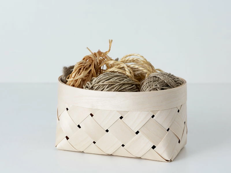 Viilu birch basket, oval, XS Cheap ???? Verso Design Viilu Birch Basket, Oval, XS ⭐ -Muuto Shop VIILU Oval XS 2B things