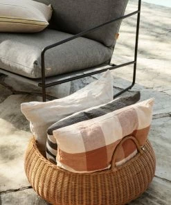 Brand new ???? Ferm LIVING Braided Basket, Low ???? -Muuto Shop fermLIVING SS22 BraidedBasket GrandCushion image 1